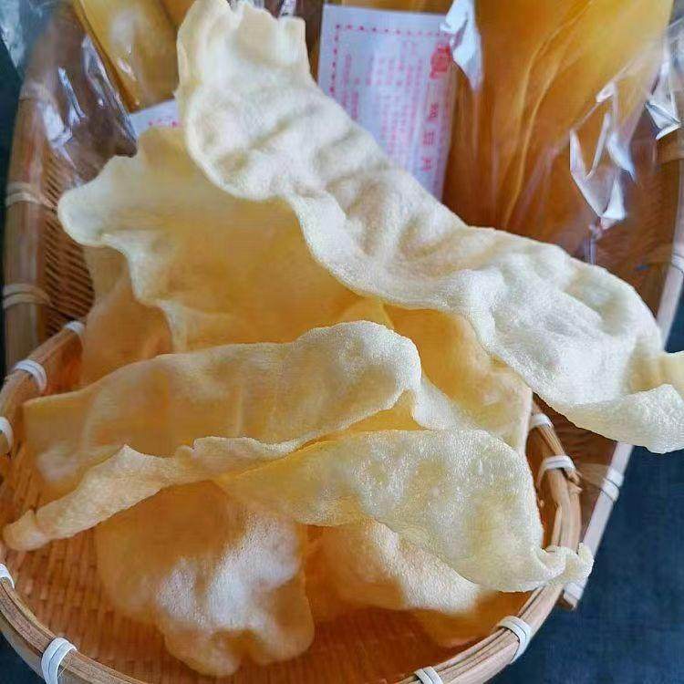 云南特产香脆酥虾片 纯碗豆片 油炸酥脆豆干 德宏特产 香脆豆腐皮