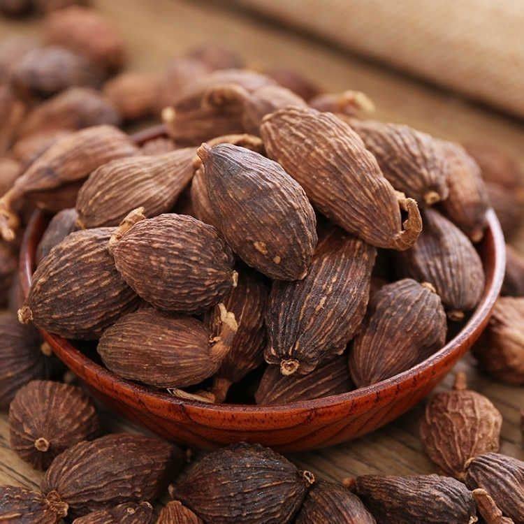 精选草果中药材云南干草果子草果粉香料调味料炖肉卤肉火锅料食