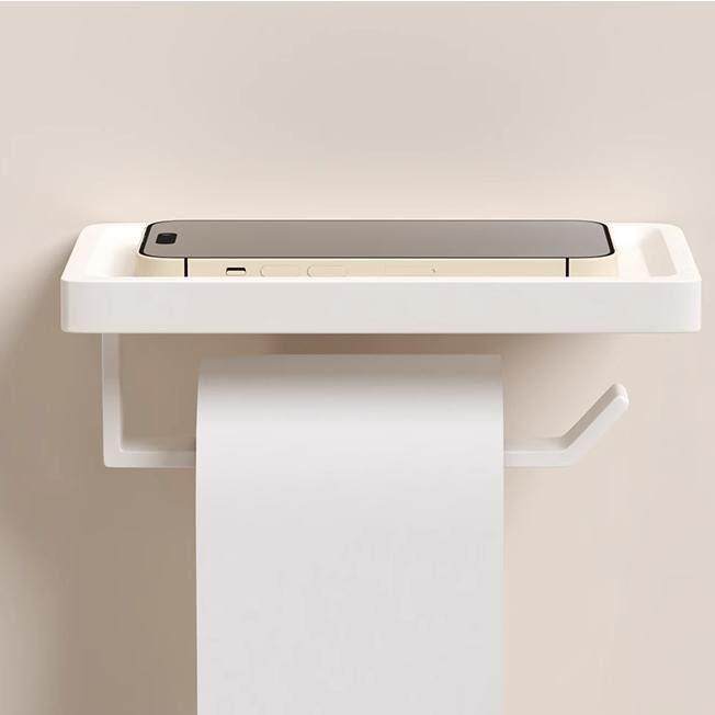 白色卫生间厕纸盒厕所纸巾盒防水免打孔置物架洗手间放抽纸卷纸架,家庭/个人清洁工具,卷纸器/纸巾架,淘宝优惠券,粉丝福利购,淘宝优惠卷