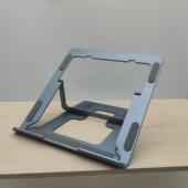 桌面笔记型电脑支架铝合金支撑架可调节增高架大尺寸可携式 散热收