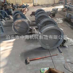 手动通风蝶阀电动风门气动蝶阀法兰蝶阀管道远程