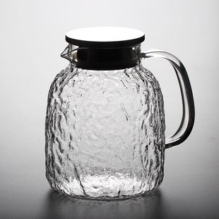扎壶冰箱凉水壶 玻璃冷水壶大容量家用耐热高温凉白开水杯茶壶套装