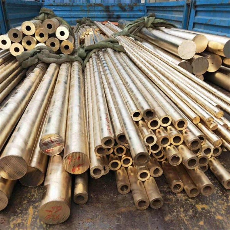 9-4铝青铜棒国p标耐磨铝青铜管铝青铜板滑块锡青铜管黄铜管板棒。