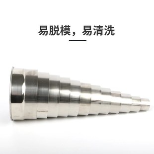 12头不锈钢圆形模具慕斯圈切模饼干压模套装烘焙工具饺子皮磨家用