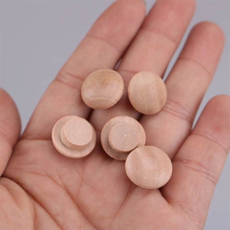 实木楼梯扶手木盖螺丝孔装饰盖荷木40*35mm楼梯通用木盖家具孔塞