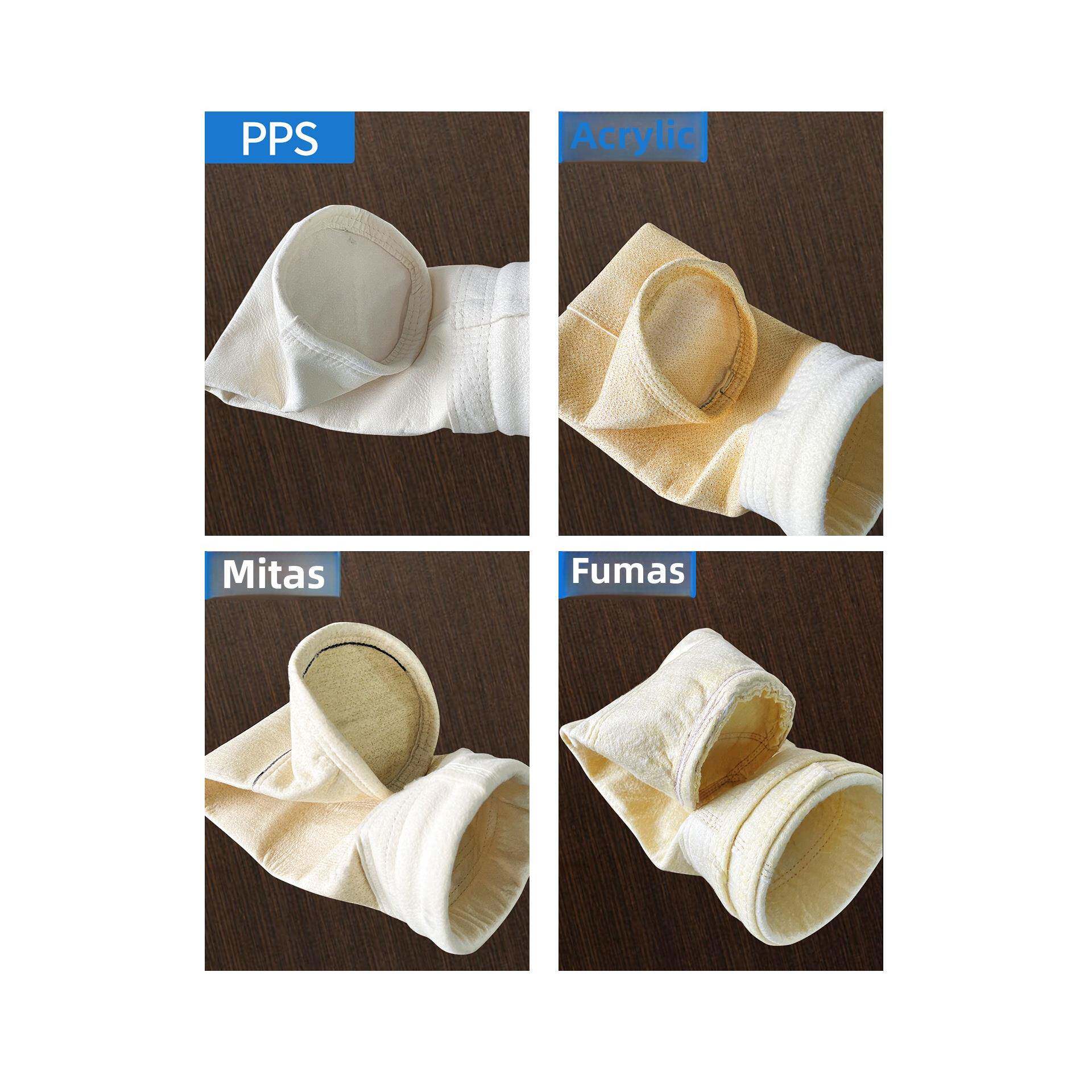 京达环保除尘布袋滤袋耐高温氟除尘布袋骨架工业锅炉脉冲除尘器