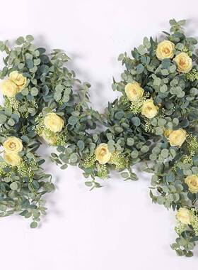 尤利仿花真玫07126藤山茶花藤条假花植物树加藤装饰居瑰家管道缠