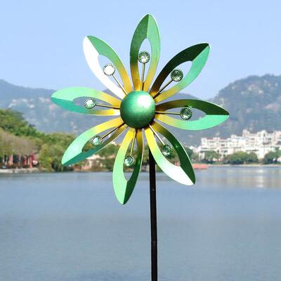 复古风铁艺10508风车网红花庭创意观布置农村小景院院户外园艺装