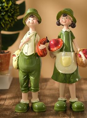 花园摆件脚娃台娃户外庭造景客厅电视22331柜露台阳园艺花吊架院