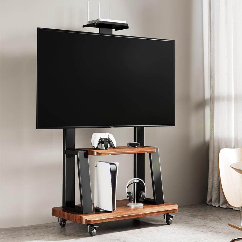 通用电视机支架落地式可移动型推车挂架办公活动家用户外架子底座