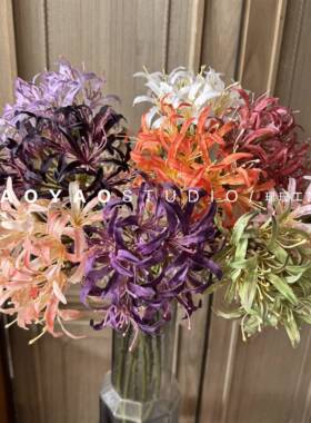 59330枝具百子莲 彼岸花真仿花古风拍照单道影楼服装店假花手捧花