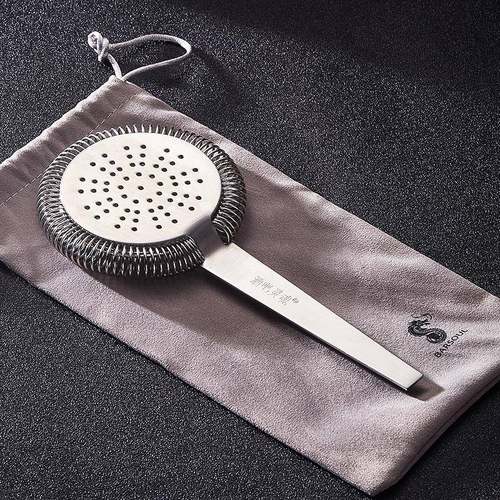 酒吧灵魂BARSOUL调酒师雾面钢圈紧密款调酒滤冰器过滤器Strainer