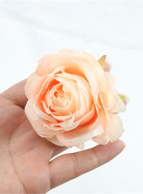 DIY工手花环森手作材料 仿真装饰假花09332 欧式古玫瑰花头系 复6