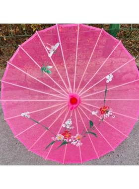 演出道具舞民蹈伞透明伞广场舞烟行舟舞伞雨族风表演古02561典工