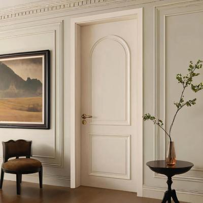 上海杭州法式奶油烤漆卧室门套装门定制实木门家用室内门房门隔音