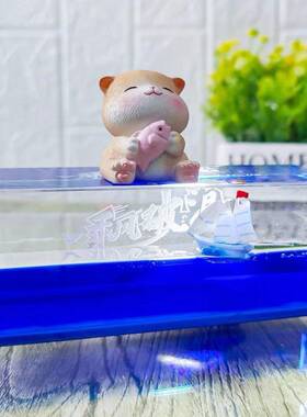 乘爆风破浪的小船情绪稳定治愈物小摆件解压治愈70499生系礼男女