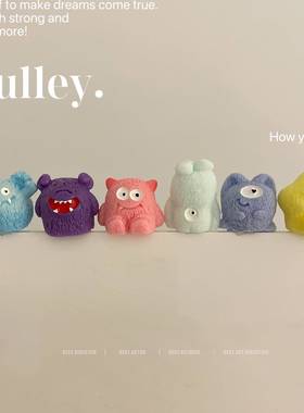 工位长小可爱！电脑屏幕摆件车载办公室治愈解压好物桌面装饰礼物