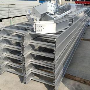 铝合金铝型材光伏防腐热浸镀锌铝镁不锈钢防火梯式 大跨距桥架线槽
