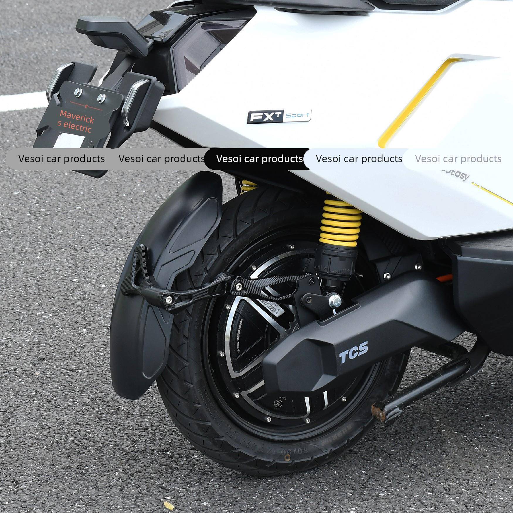 适用小牛FXT后挡泥板 挡水盾专用配件改装挡泥板直上