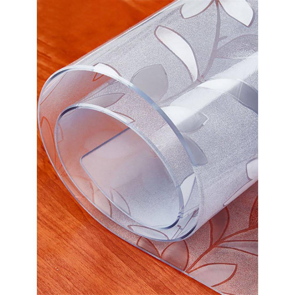 无味透明软玻璃PVC桌垫方形加厚防水防烫防油免洗茶几垫简约现代