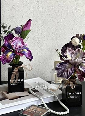 i薰ns风仿真花香花艺摆花件饰客厅餐桌装07043品永生花假束家居摆