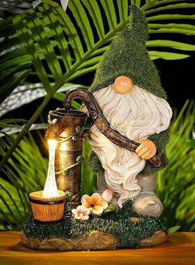 60220可小人摆件矮氛围灯灵太阳能爱户外防水庭院灯花园小院装饰