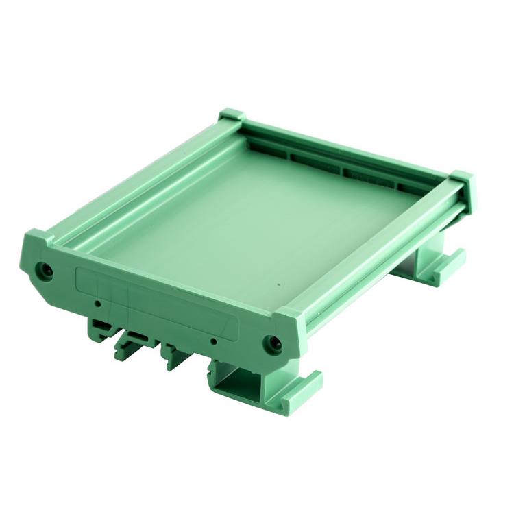 Pcb模块支架外壳Din导轨安装电路板卡槽Um72Mm宽放大板电路板外壳