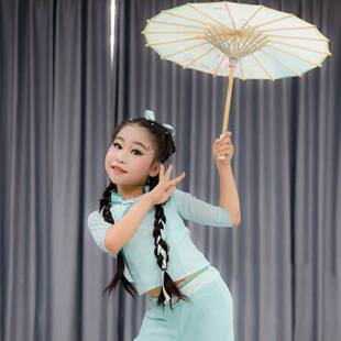 诗雨江南考伞舞蹈道具小号尺寸油纸幼少伞儿童独舞跳舞表05880演