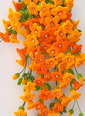 64朵加密凌d霄爬花扭扭棒手工i22694y套材料包全客厅空调悬挂墙仿