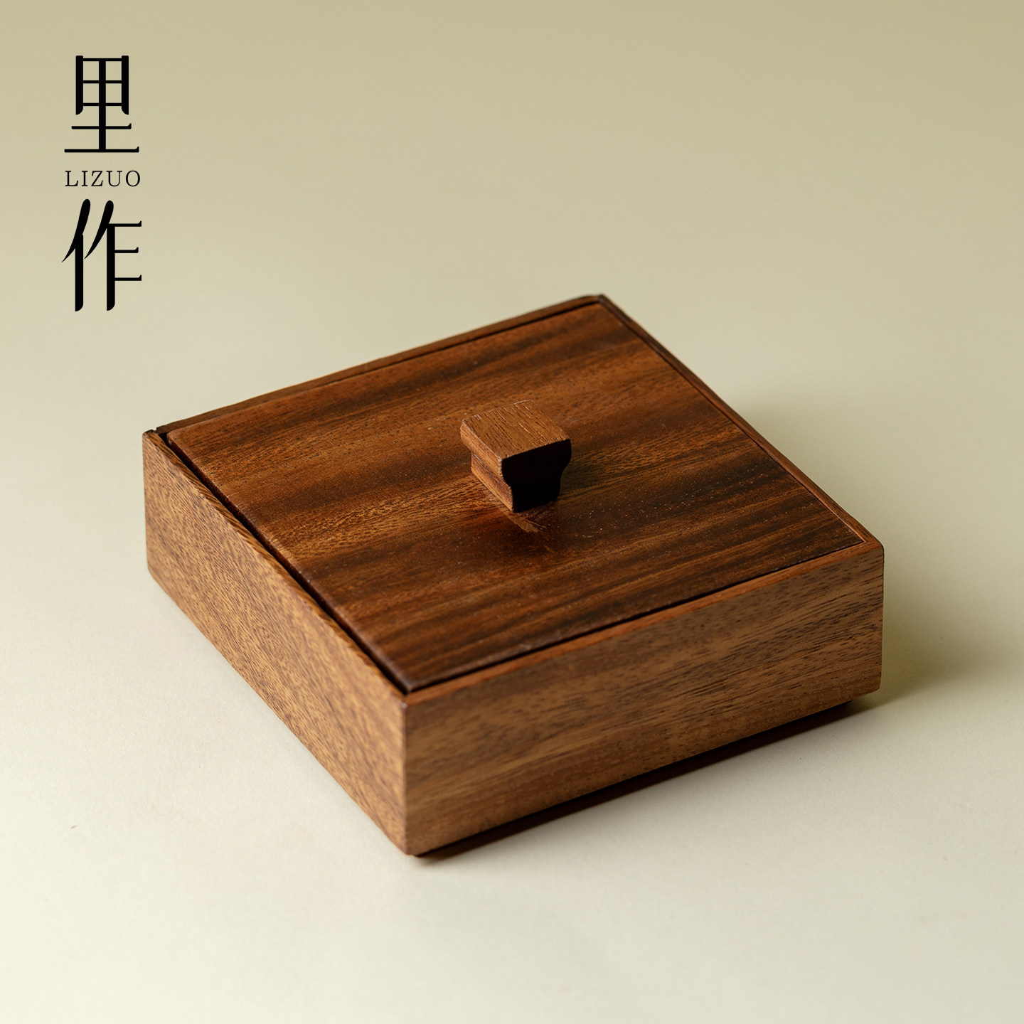 里作日式极简风胡桃木茶点盘家用高颜值纯手工糕点盘瓜果盘点心盘