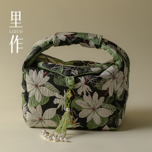 里作原创手工茶具收纳包加厚茶事包户外便携旅行茶具茶壶盖碗茶包