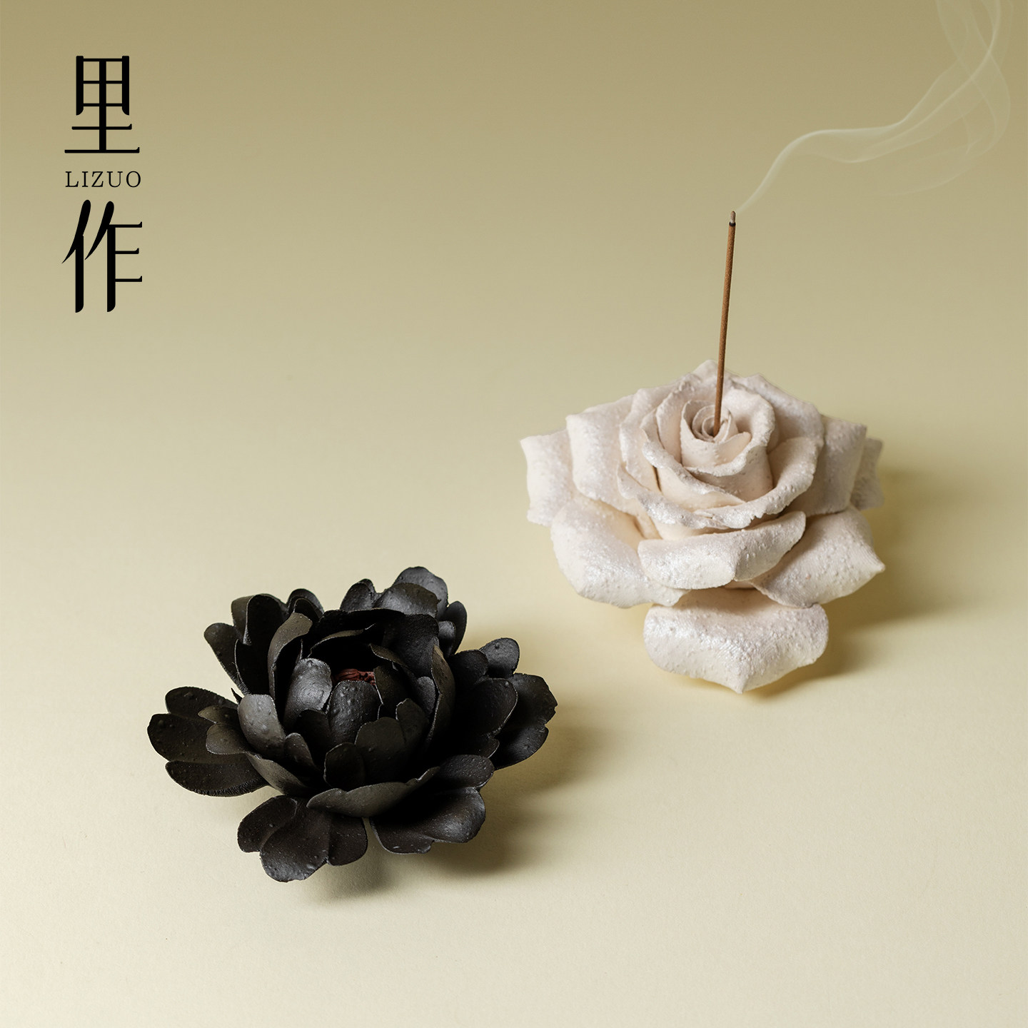 里作 景德镇非遗手捏花线香炉中式香插底座香炉薰居家摆件扩香器,家居饰品,香薰托盘,淘宝优惠券,粉丝福利购,淘宝优惠卷