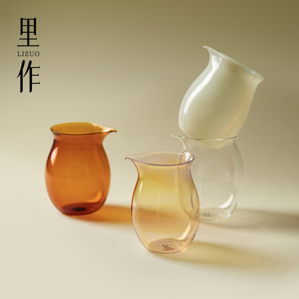 里作高硼硅耐热玻璃精致公道杯家用高颜值功夫茶具分茶器高档茶海