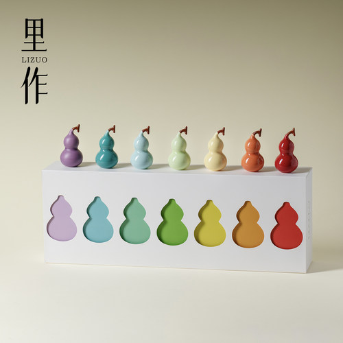 里作葫芦茶宠摆件创意茶杯挂件