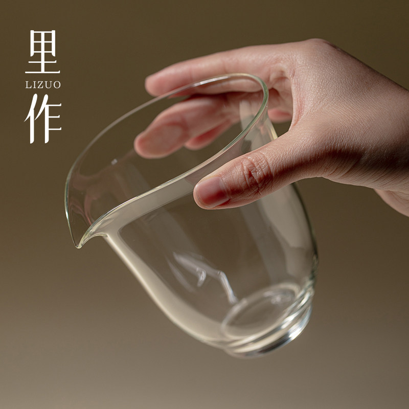 里作 高硼硅高透玻璃公道杯日式高级感创意分茶器公杯耐热茶海,餐饮具,公道杯,淘宝优惠券,粉丝福利购,淘宝优惠卷