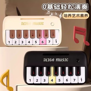 迷你钢琴可弹奏儿童玩具入门小孩手指拇指钢琴1到3岁初学者琴谱
