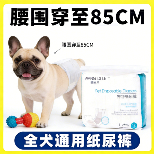法斗犬狗狗尿不湿公狗专用纸尿裤 男狗防止乱尿神器小狗尿布 生理裤