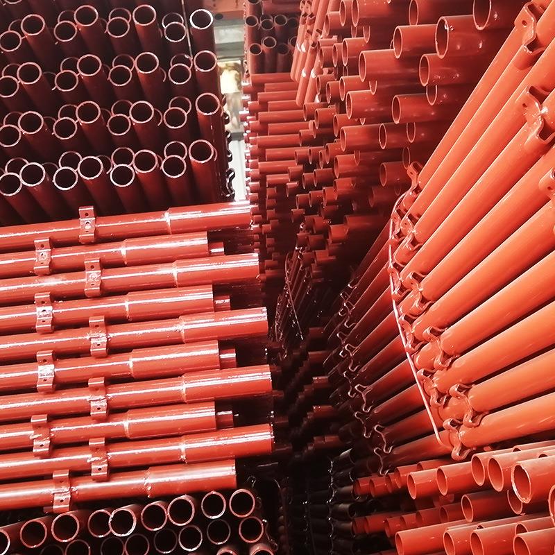 广东厂盘扣建筑钢管脚手架镀锌手脚架套扣脚手架中铁工地快装架子