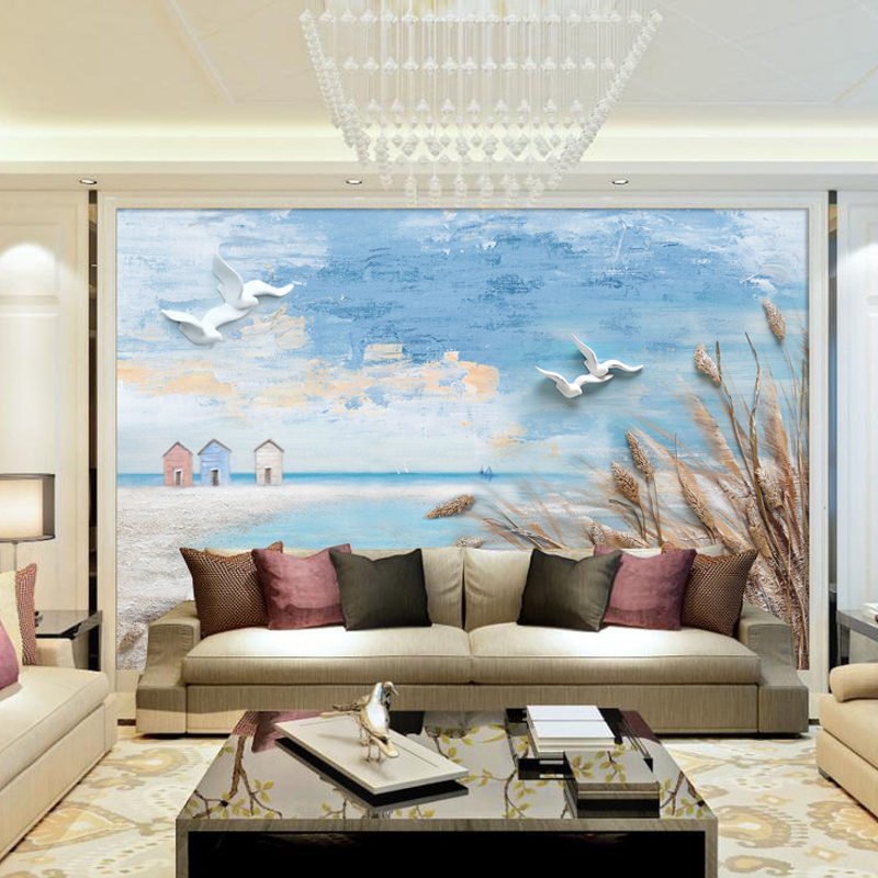 壁纸自粘墙纸3d立体电视墙壁客厅装饰画背景墙创意墙贴纸现代简约