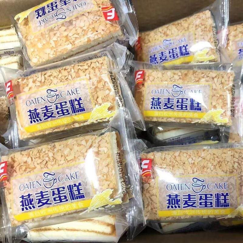 新日期燕麦麦香蛋糕鸡蛋味