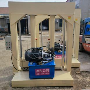 PE塑料卷筒膜液压铡刀机 吹塑托盘龙门切刀机 机头料块油压切割机