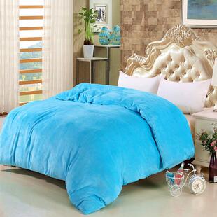 采购产品被子盖，法兰绒被子盖，加厚，温暖和天鹅绒，双面天鹅绒
