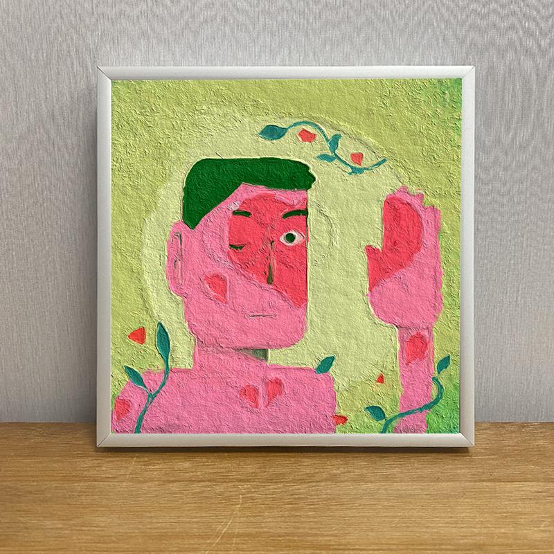方大同周边音乐专辑封面 油画风格摆台装饰挂画唱片相框 才二十三