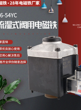 电磁铁MFJ6-54YC交流湿式阀用电磁铁 AC220V阀用电磁铁换向阀磁铁
