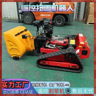 多功能扫雪机抛雪机履带式小型滚刷扫清雪车除雪设备物业家用