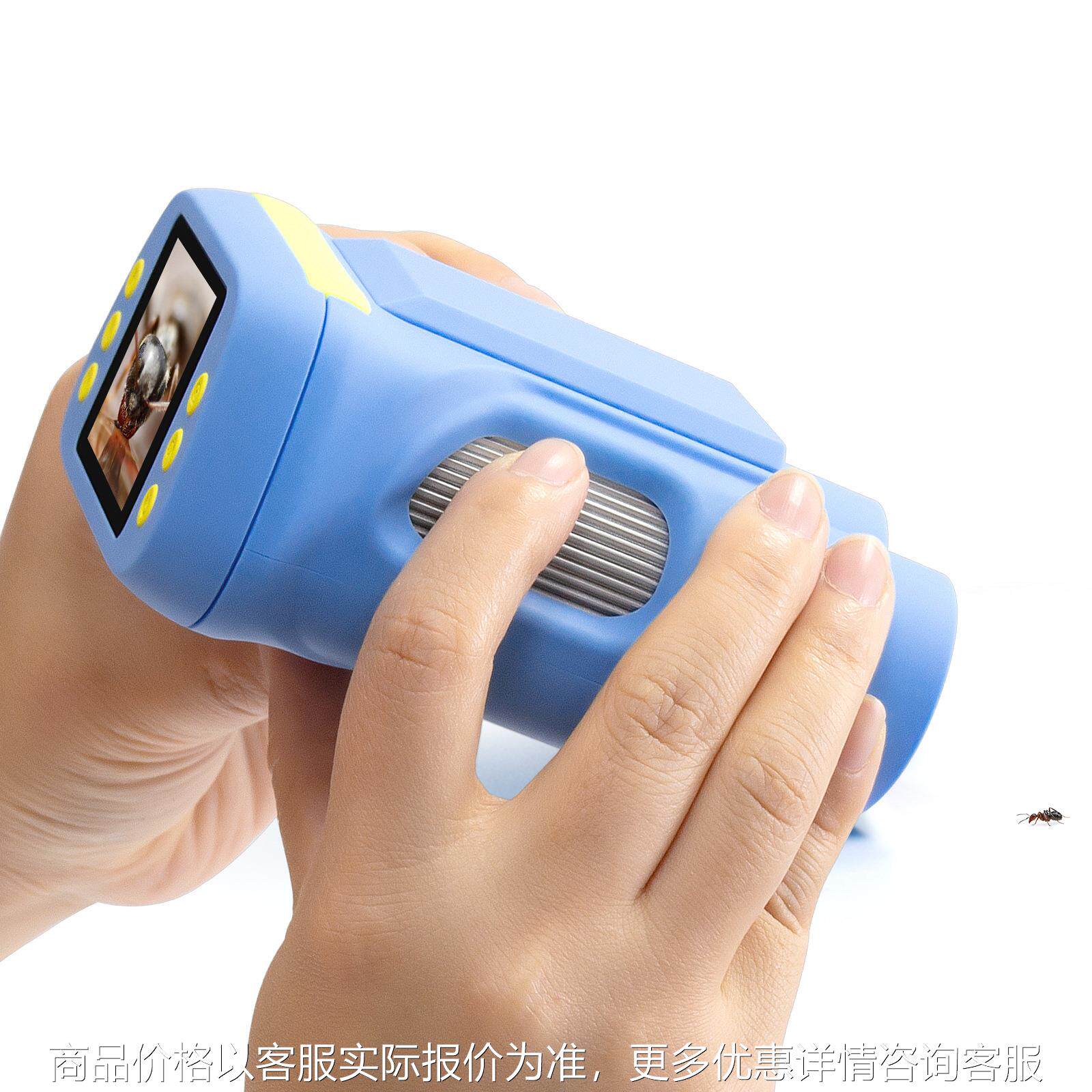 122便携式手持多功能数码显微镜望远镜二合一儿童生日礼物创意