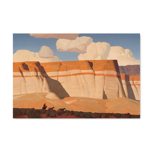 特惠捡漏 画戈壁风景装 Brett Johnson复刻艺术版 饰画芯 Allen