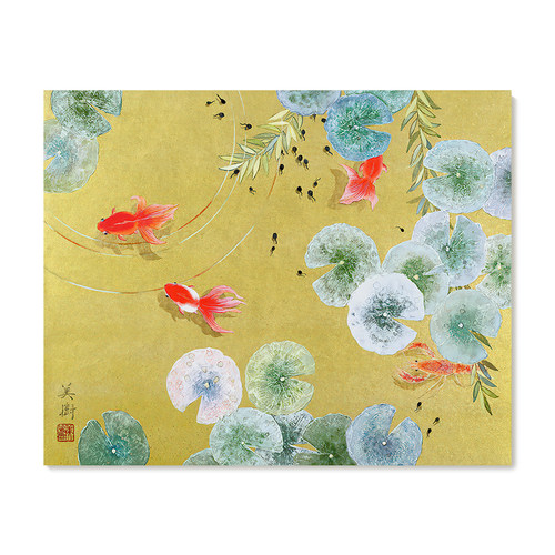 【特惠捡漏】野地美树子复刻艺术品日式唯美四季风景挂画装饰画芯