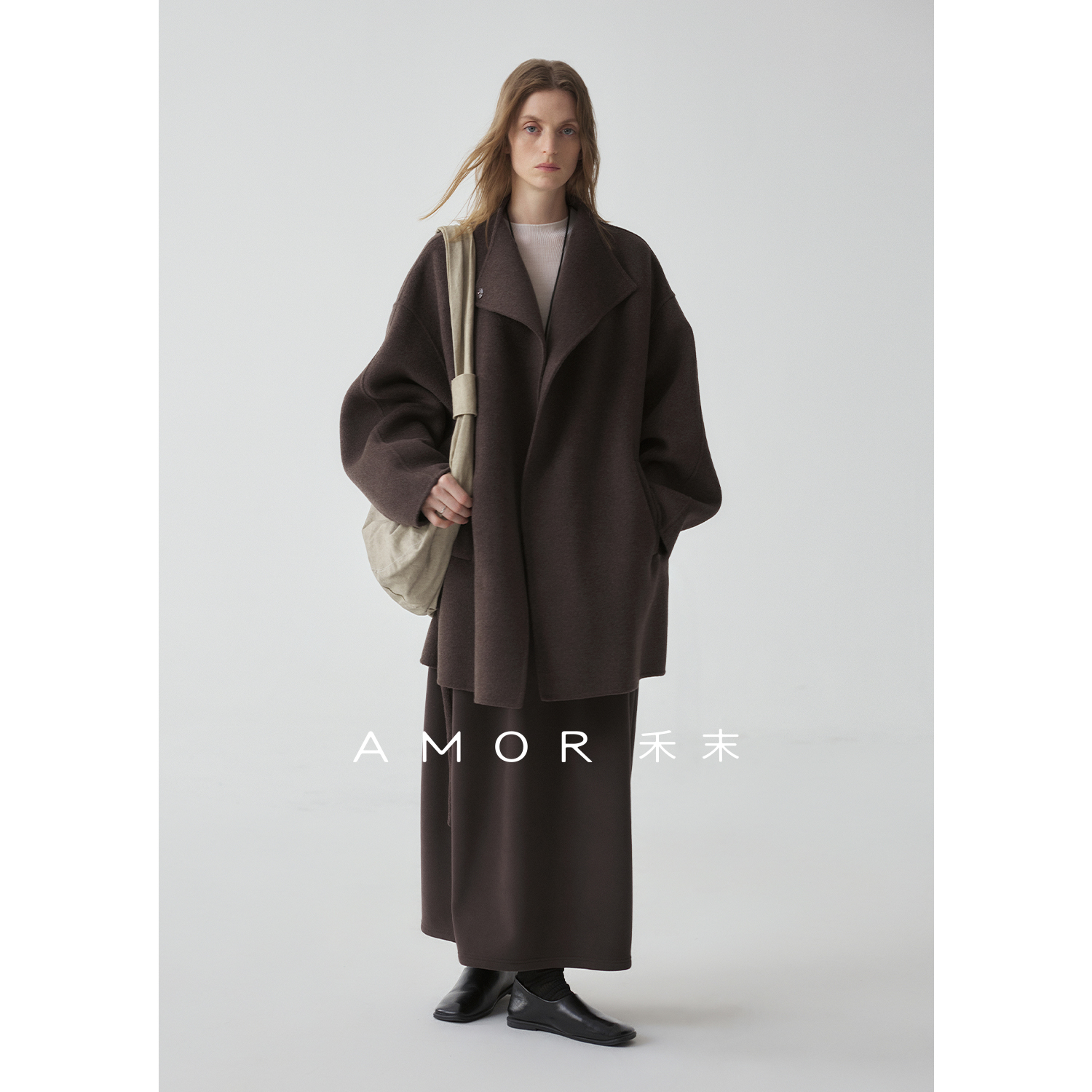 “浅冬叙事”羊绒美利奴羊毛大衣