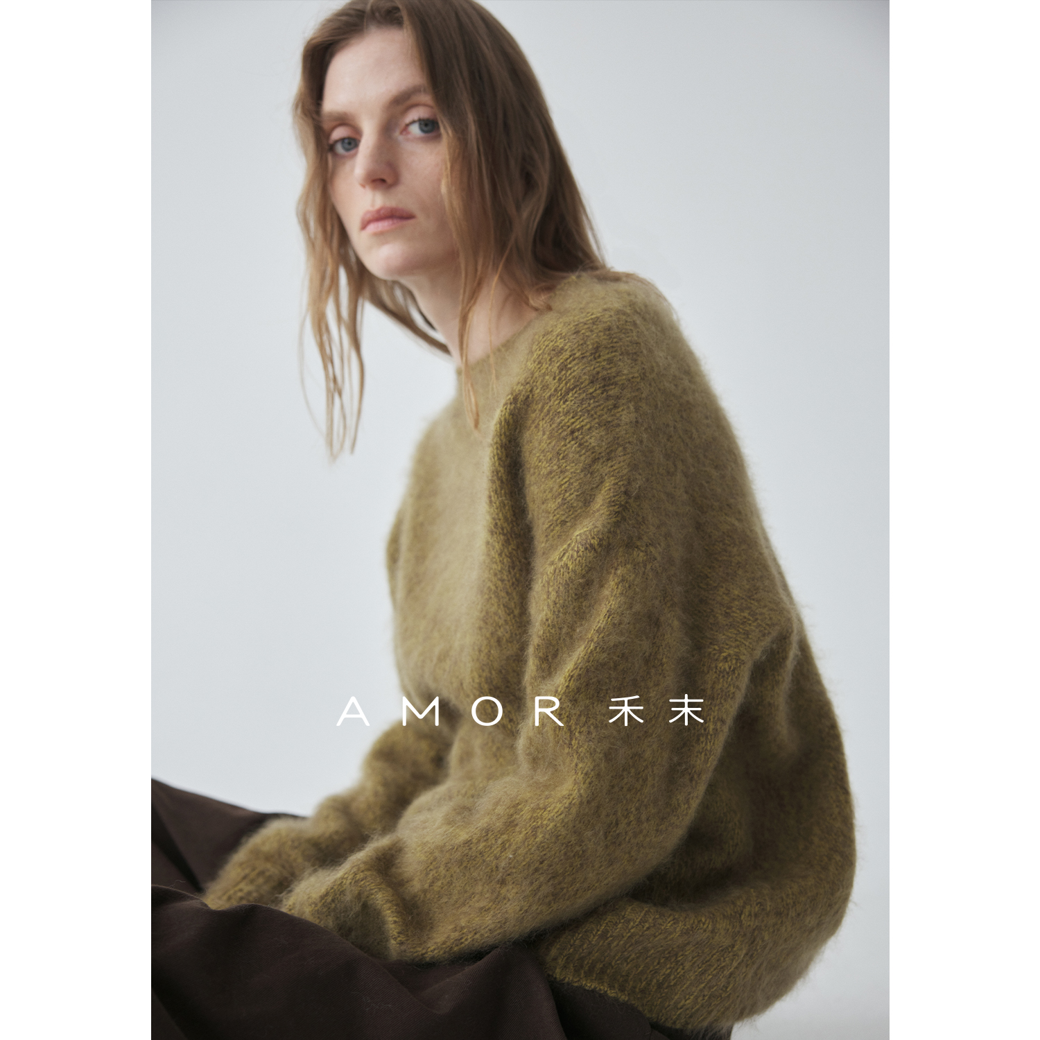 “朦胧光晕”100羊毛慵懒大毛衣